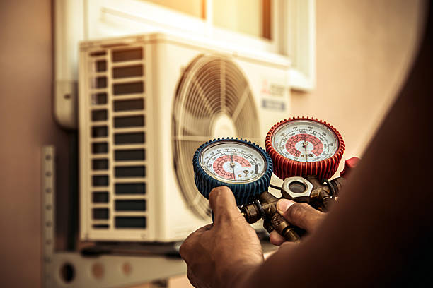 Professional Hvac Maintenance technician working in Short Hills, NJ